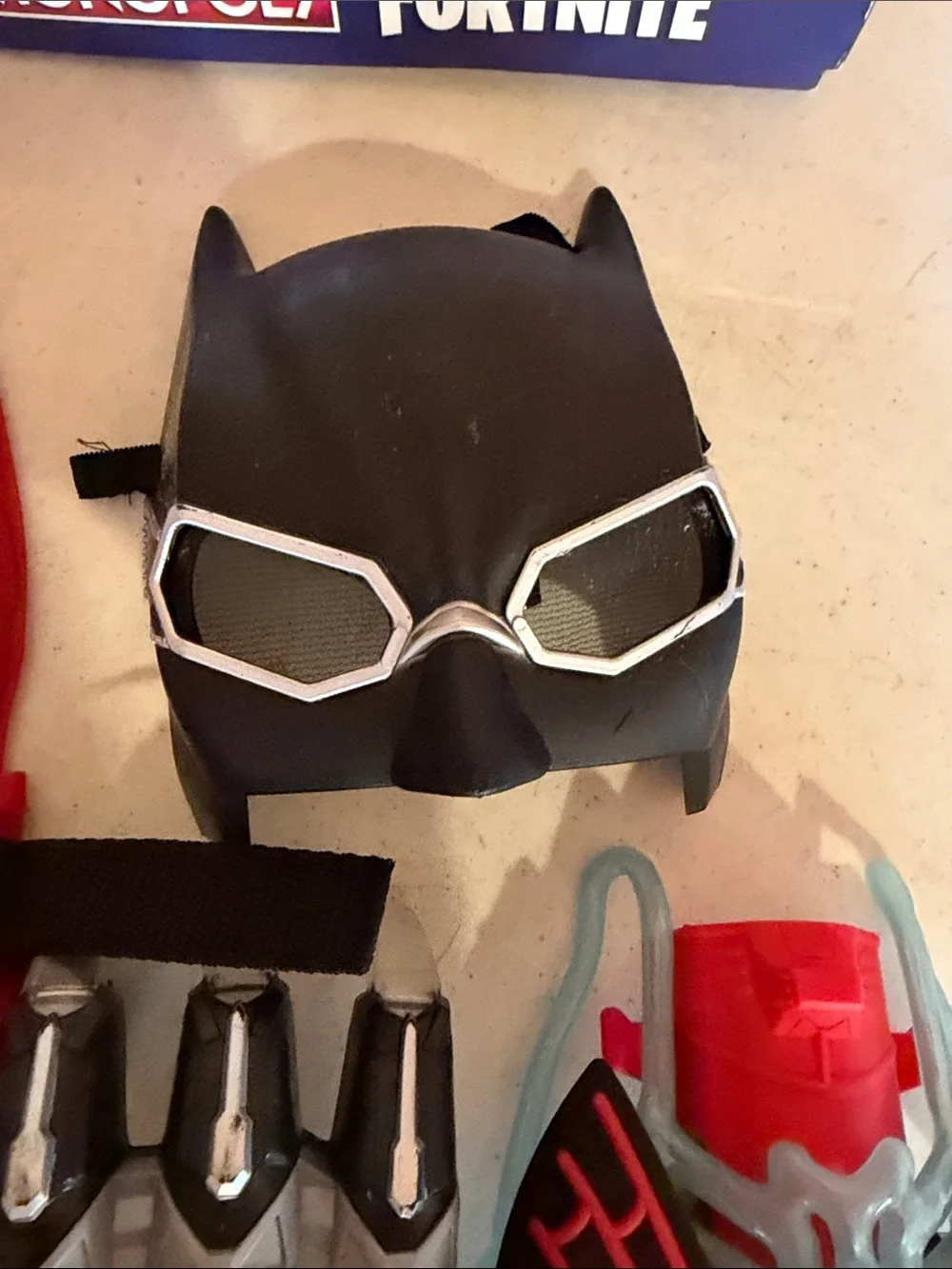 Mattel Kids Red and Black Superhero Mask & Accessory Set